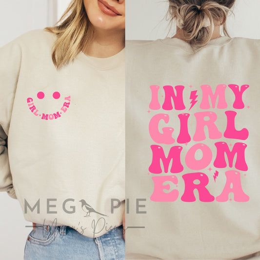 Custom Boy/Girl Mom Era Crewneck, Sand or Ash