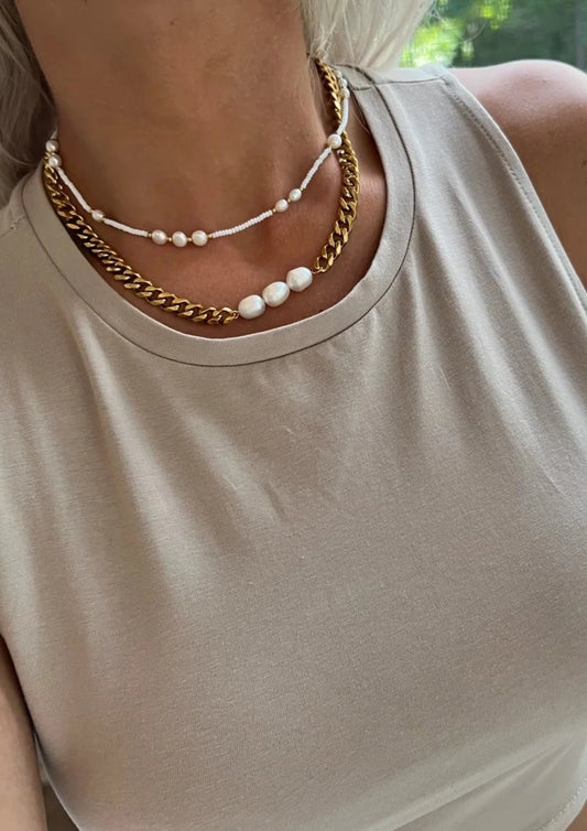 3 Pearl Necklace | Lifetime Warranty