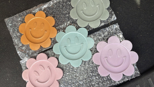 Daisy Concrete Coaster