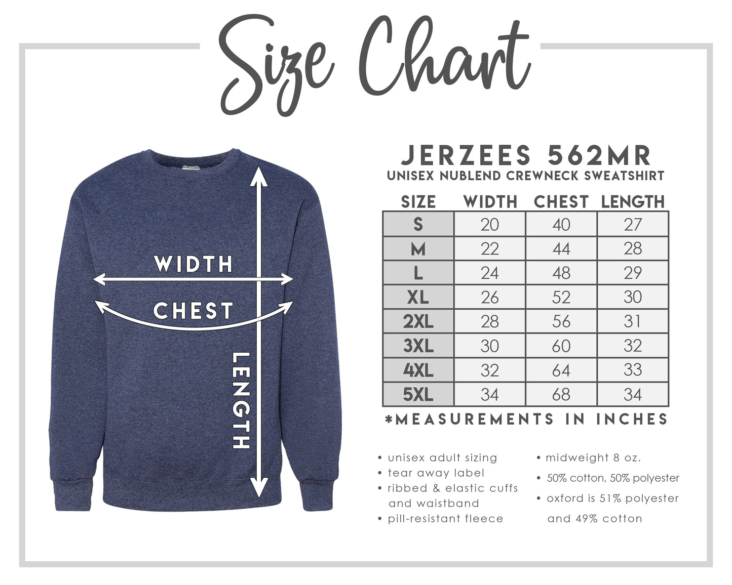 'Twas the Nizzle Before Chrismizzle Crewneck | Navy