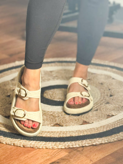 Cream Cutie Sandals