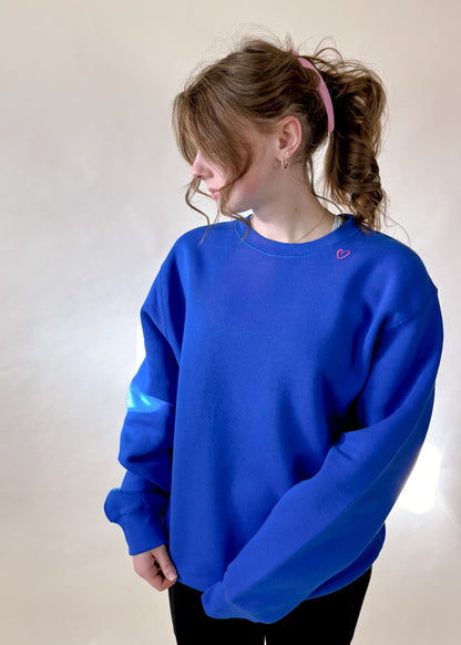 Life is Short- Make it Sweet Crewneck, True Royal